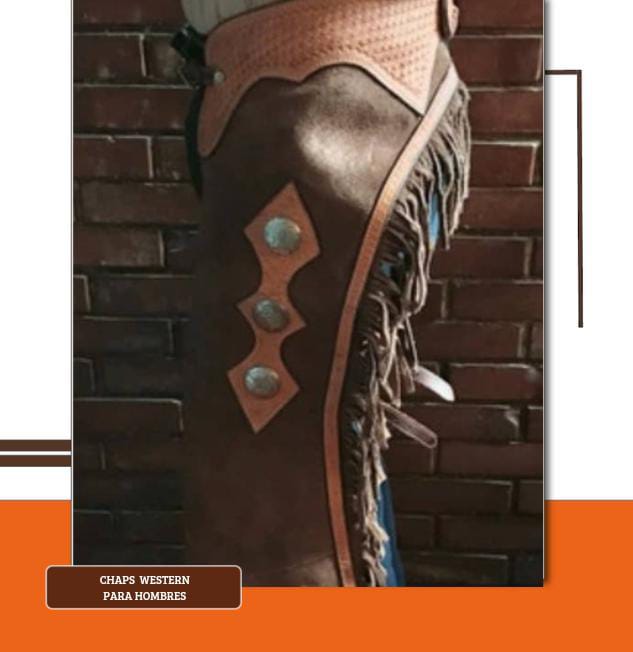 Chaps à franges en cuir - Équipement d'équitation personnalisable de qualité supérieure